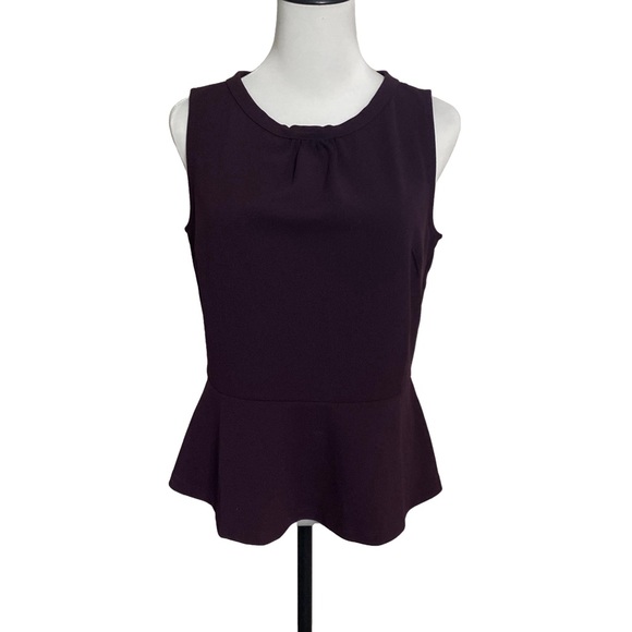 Women's Banana Republic Blouse Top S Dark Plum - Picture 1 of 5